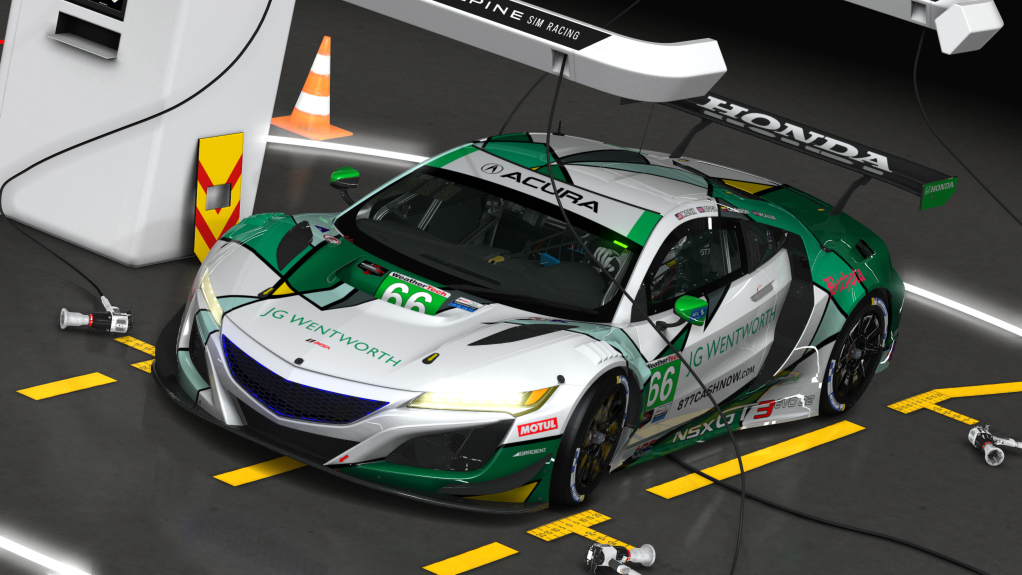 Acura NSX GT3 EVO22, skin 66 Gradient Racing