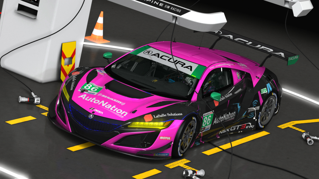 Acura NSX GT3 EVO22, skin 86 Meyer Shank