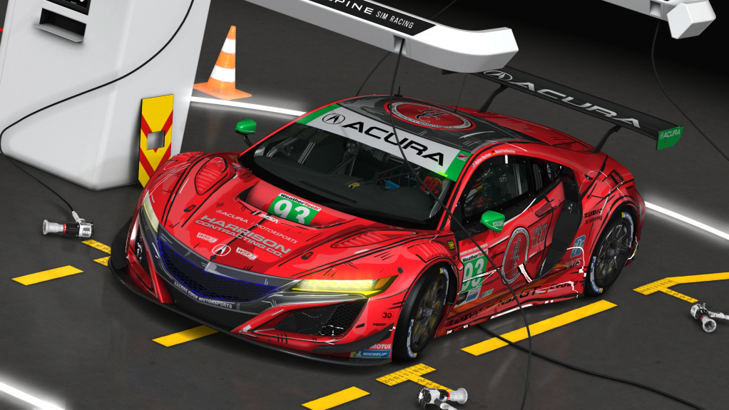 Acura NSX GT3 EVO22, skin 93 Racers Edge WTR Road America