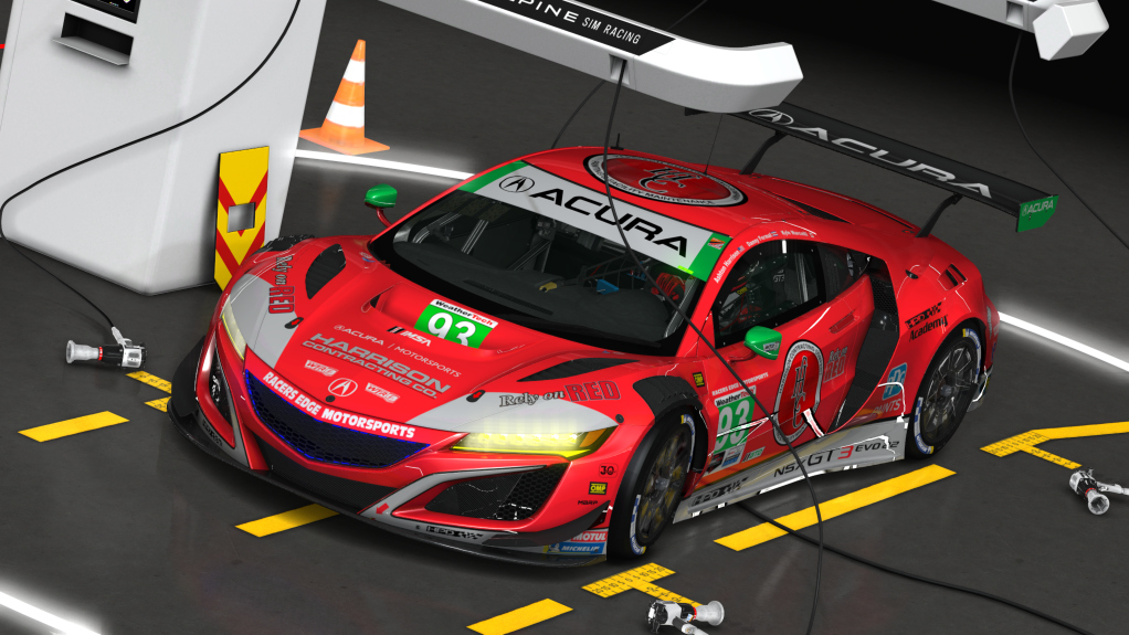 Acura NSX GT3 EVO22, skin 93 Racers Edge WTR