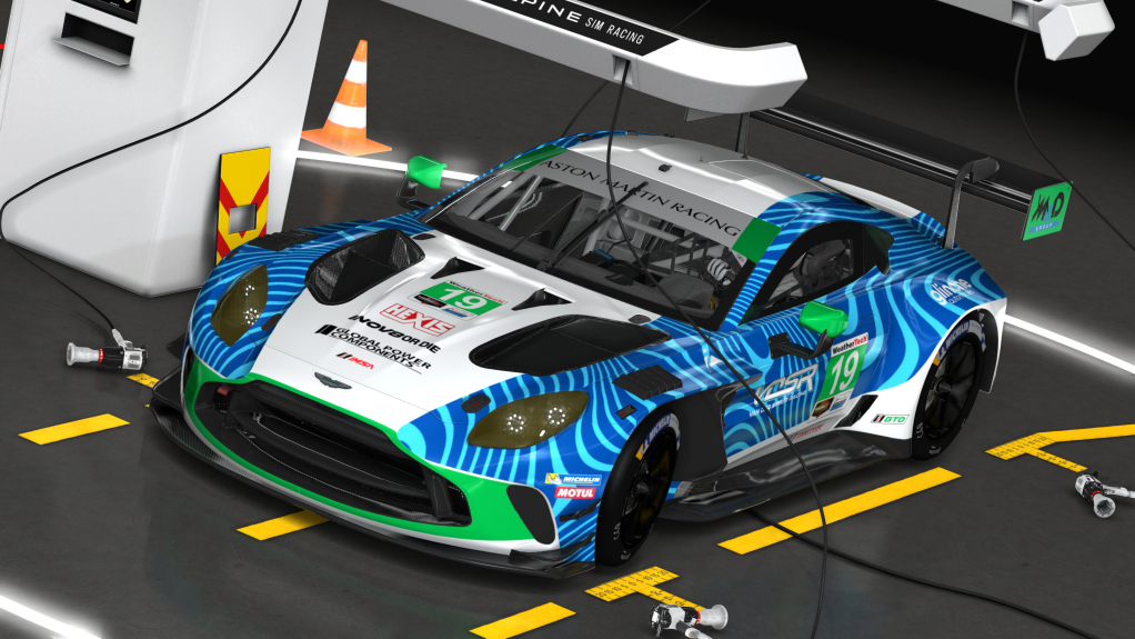 Aston Martin Vantage GT3 EVO, skin 2025 IMSA GTD - Van der Steur Racing #19