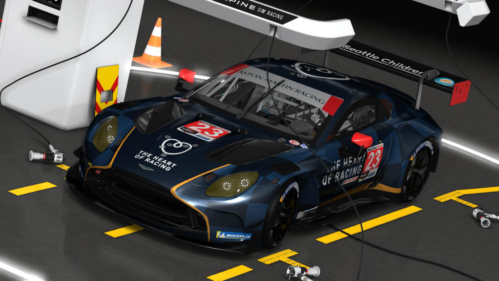 Aston Martin Vantage GT3 EVO, skin 23 The Heart Of Racing