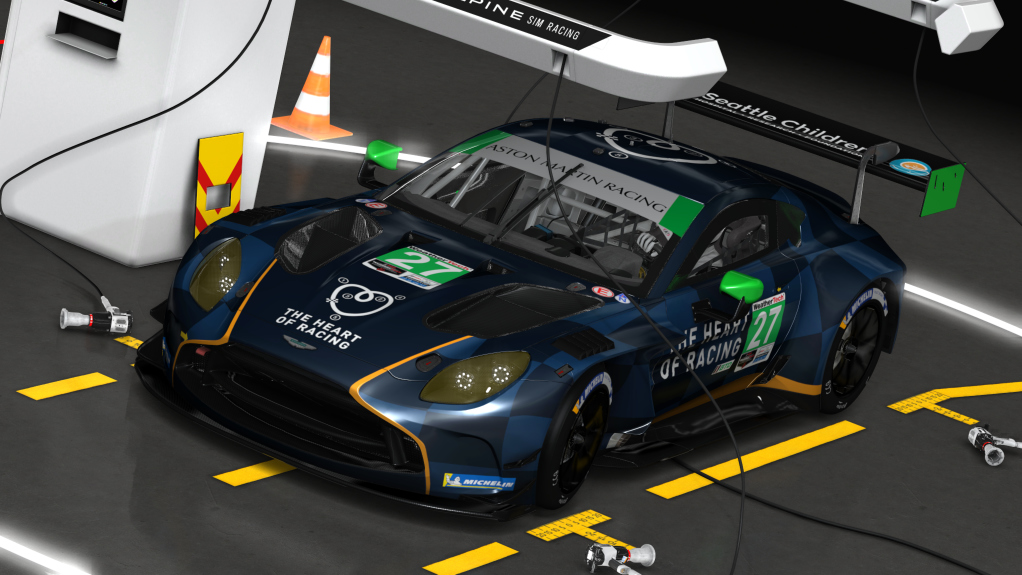 Aston Martin Vantage GT3 EVO, skin 27 The Heart Of Racing