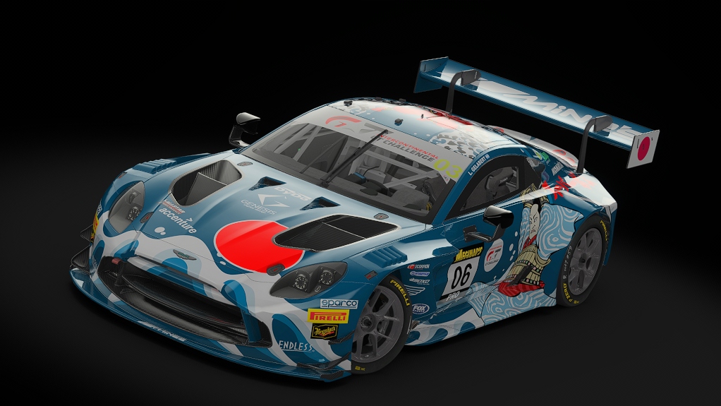 Aston Martin Vantage GT3 EVO, skin TNP MDR #06 L.GELABERT - T15 Bathurst