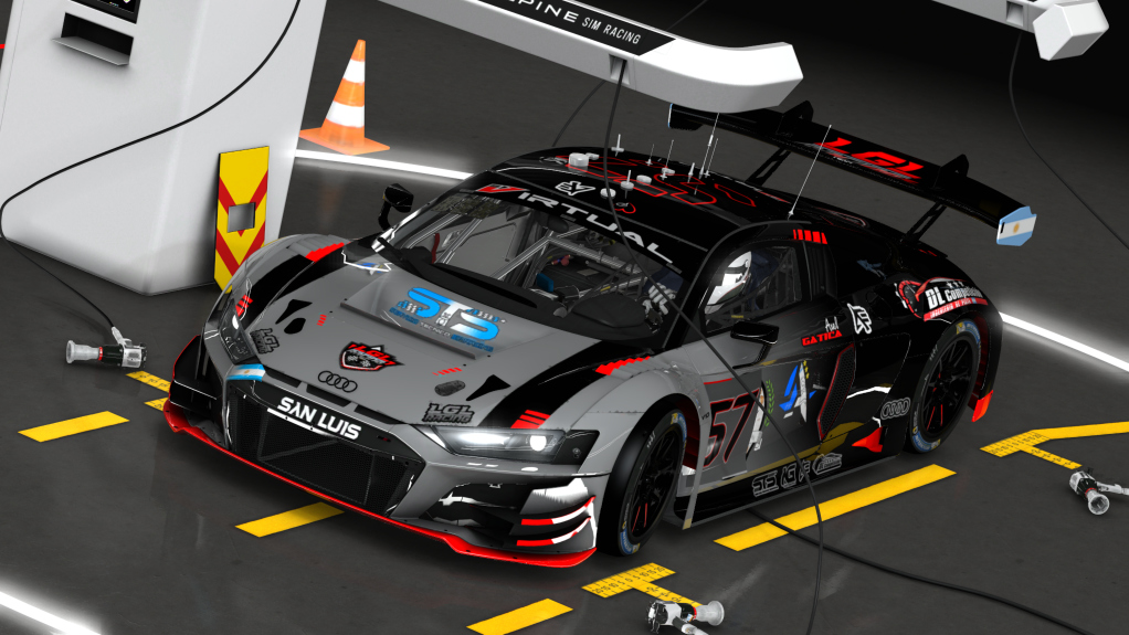 Audi R8 LMS EVO II GT3, skin Axel Gatica #57