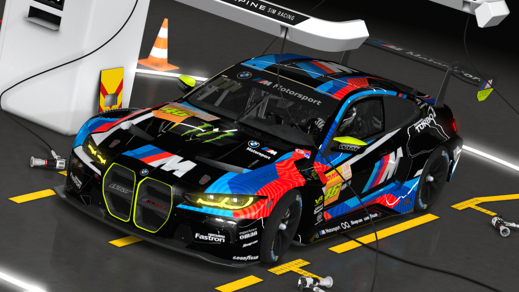 BMW M4 GT3, skin 2024 WEC #46 SAO PAULO