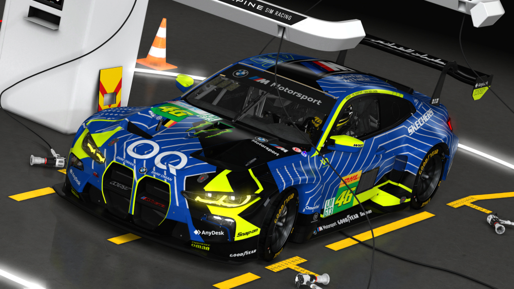 BMW M4 GT3, skin 2025 WEC #46 Team WRT