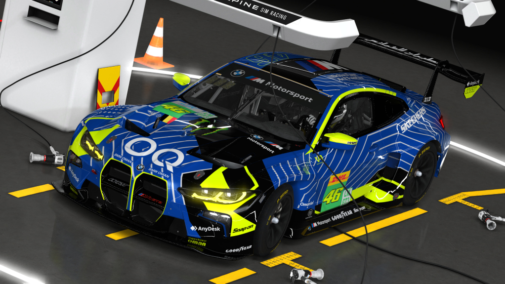 BMW M4 GT3, skin 2025 WEC 46