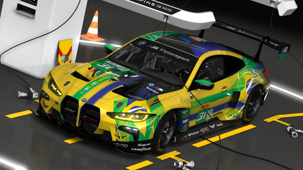 BMW M4 GT3, skin 2025 WEC The Bend Team WRT #31 Interlagos