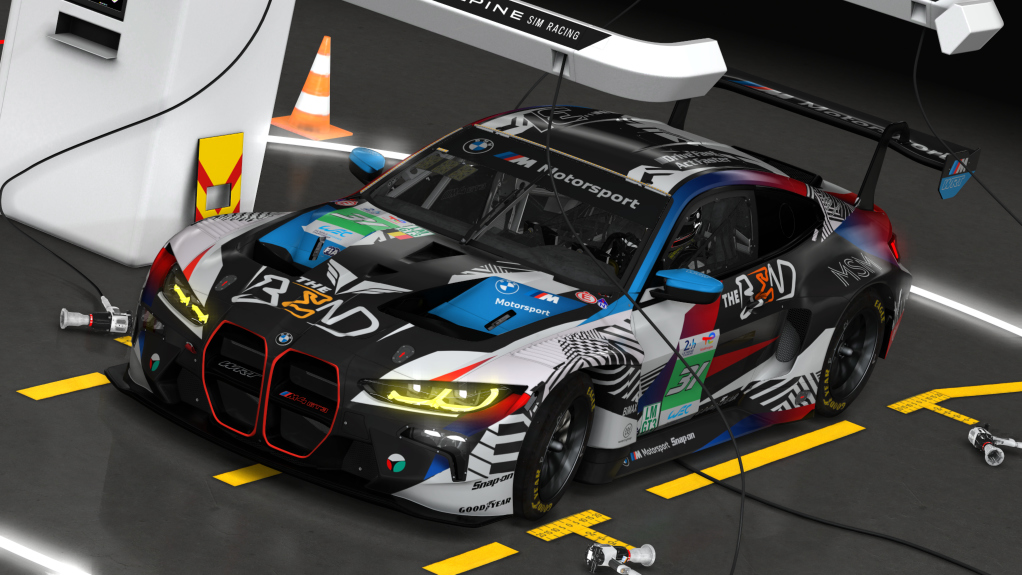BMW M4 GT3, skin 2025 WEC The Bend Team WRT #31 LeMans