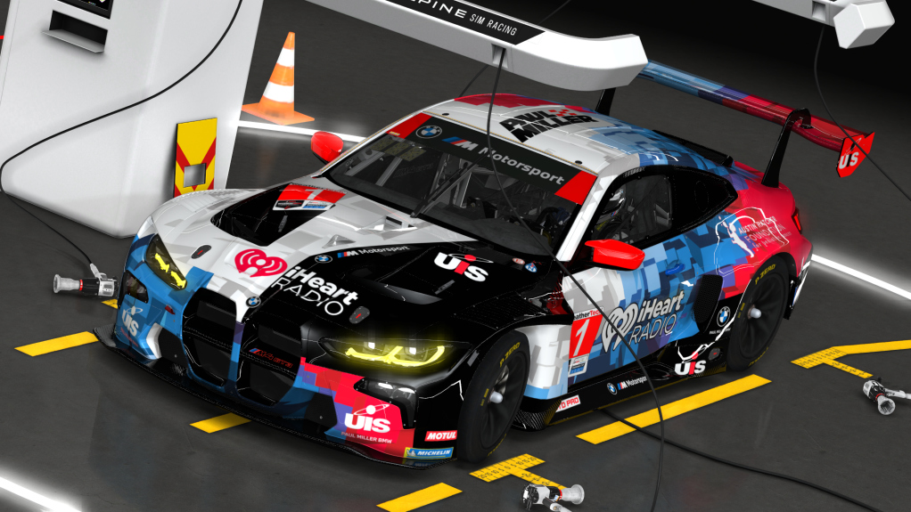 BMW M4 GT3, skin Paul Miller Racing 1
