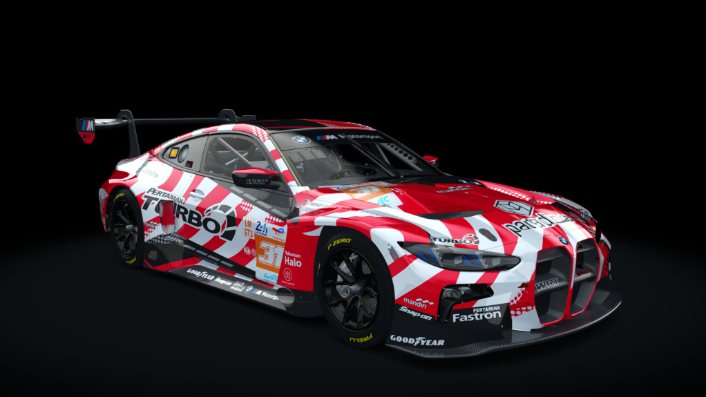 BMW M4 GT3 EVO, skin 2024 WEC #31 Le Mans
