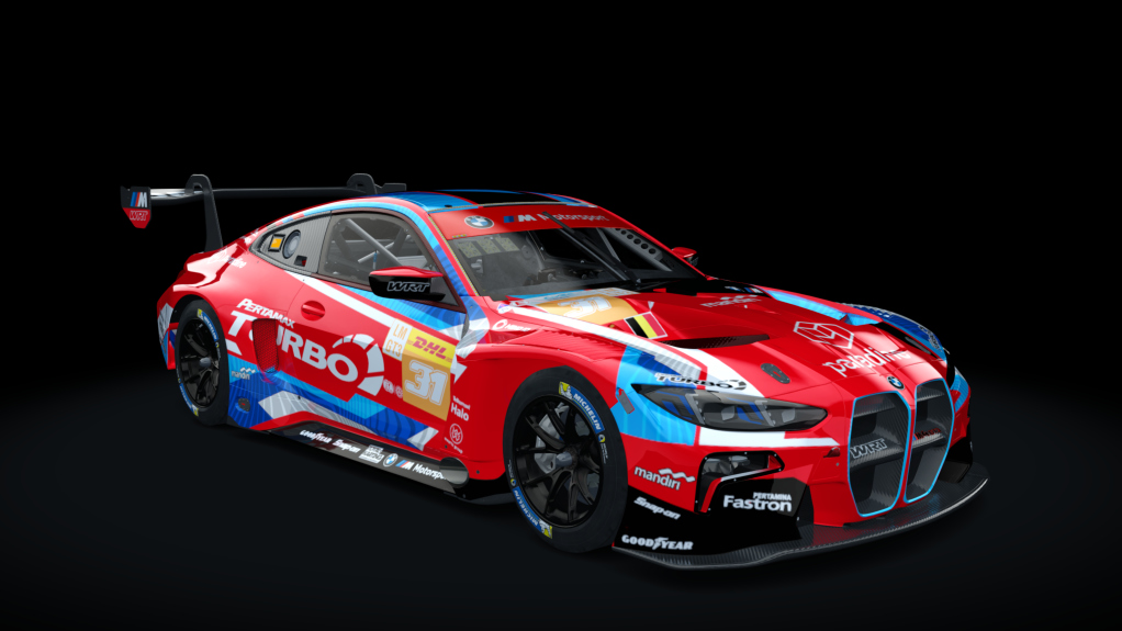 BMW M4 GT3 EVO, skin 2024 WEC #31 SAO PAULO