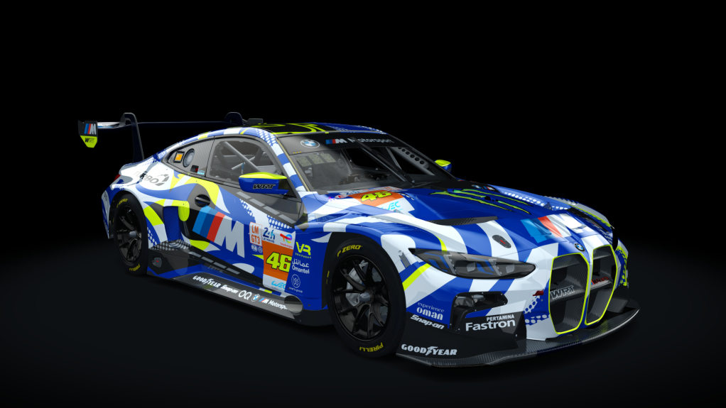 BMW M4 GT3 EVO, skin 2024 WEC #46 Le Mans