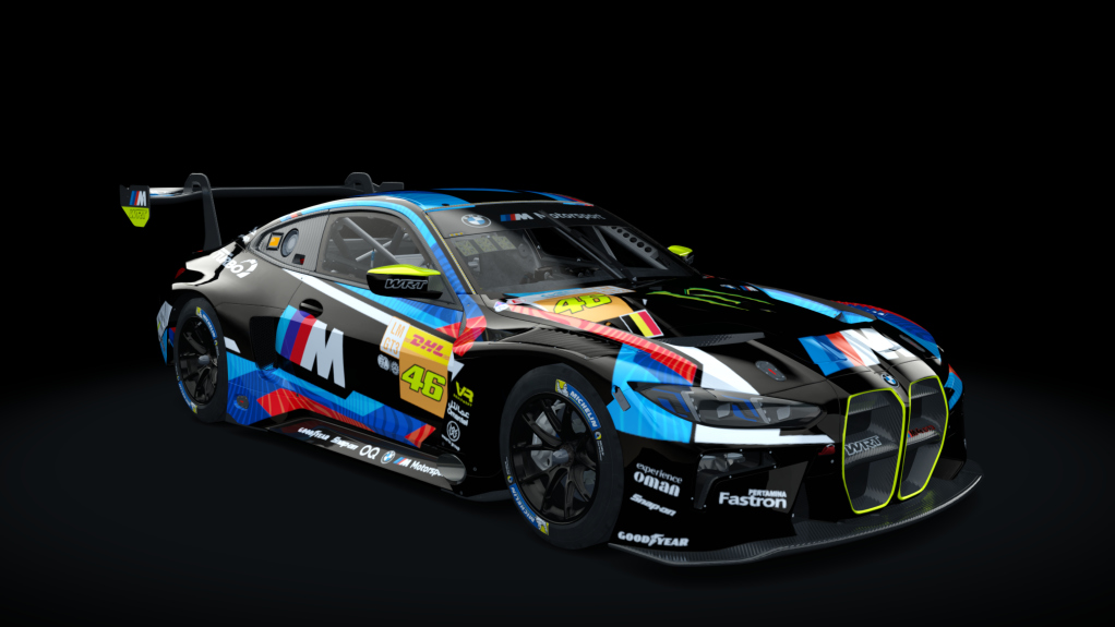 BMW M4 GT3 EVO, skin 2024 WEC #46 SAO PAULO