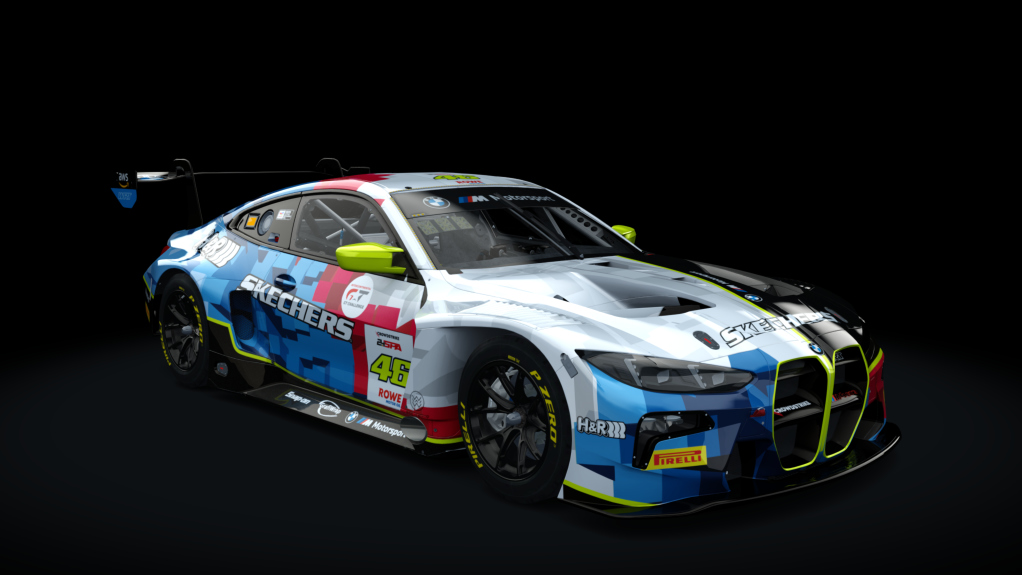 BMW M4 GT3 EVO, skin 2025 GTWC Team WRT #46 Spa