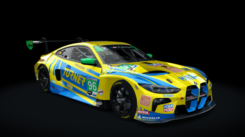 BMW M4 GT3 EVO, skin 96 Turner Motorsport