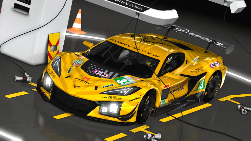 Chevrolet Corvette Z06 GT3.R, skin 2025 WEC #33 TF Sport (Imola)