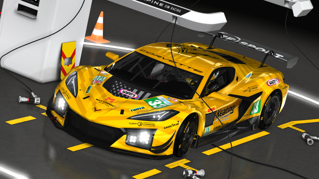 Chevrolet Corvette Z06 GT3.R, skin 2025 WEC #33 TF Sport