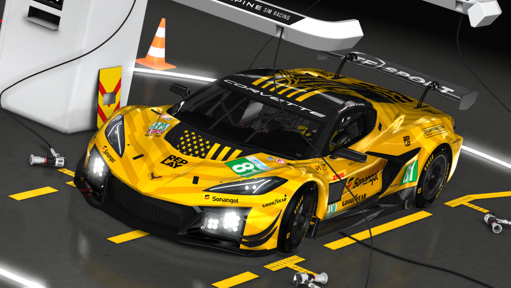 Chevrolet Corvette Z06 GT3.R, skin 2025 WEC #81 TF Sport (Imola)