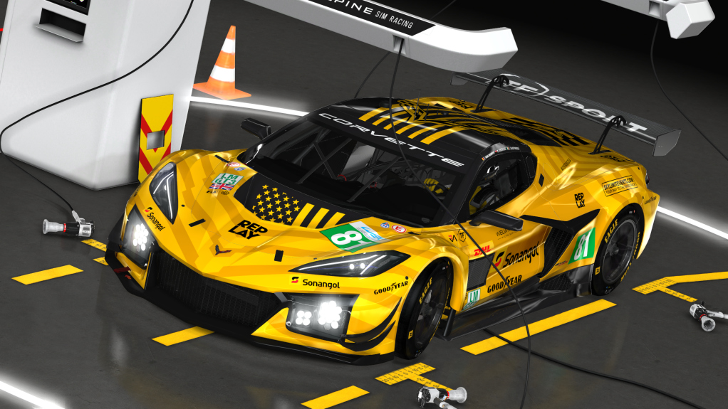 Chevrolet Corvette Z06 GT3.R, skin 2025 WEC #81 TF Sport