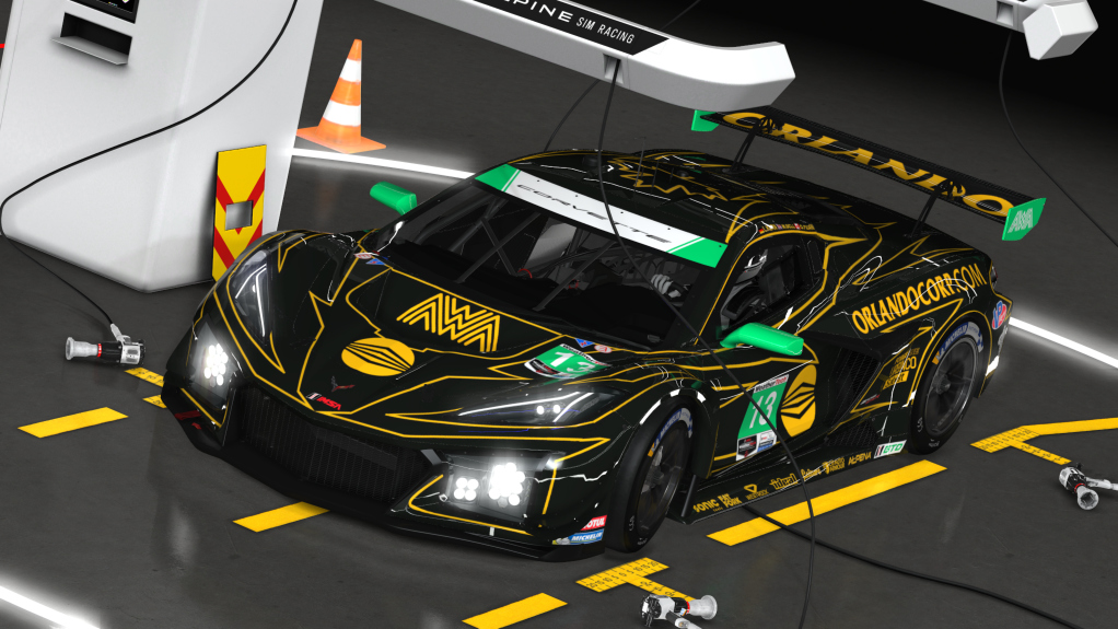 Chevrolet Corvette Z06 GT3.R, skin IMSA 2025 - AWA Racing #13