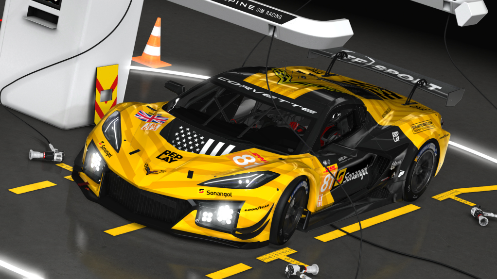 Chevrolet Corvette Z06 GT3.R, skin WEC 2024 - TF Sport #81