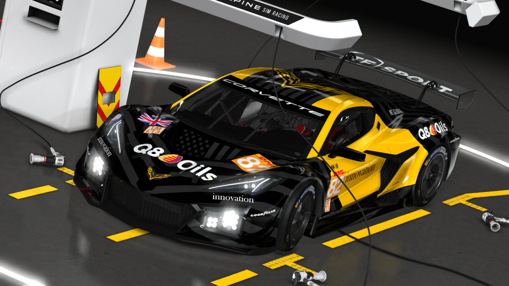 Chevrolet Corvette Z06 GT3.R, skin WEC 2024 - TF Sport #82