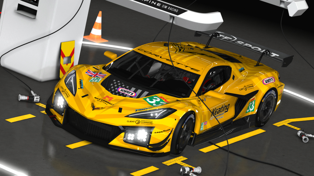 Chevrolet Corvette Z06 GT3.R, skin WEC 2025 - TF Sport #33