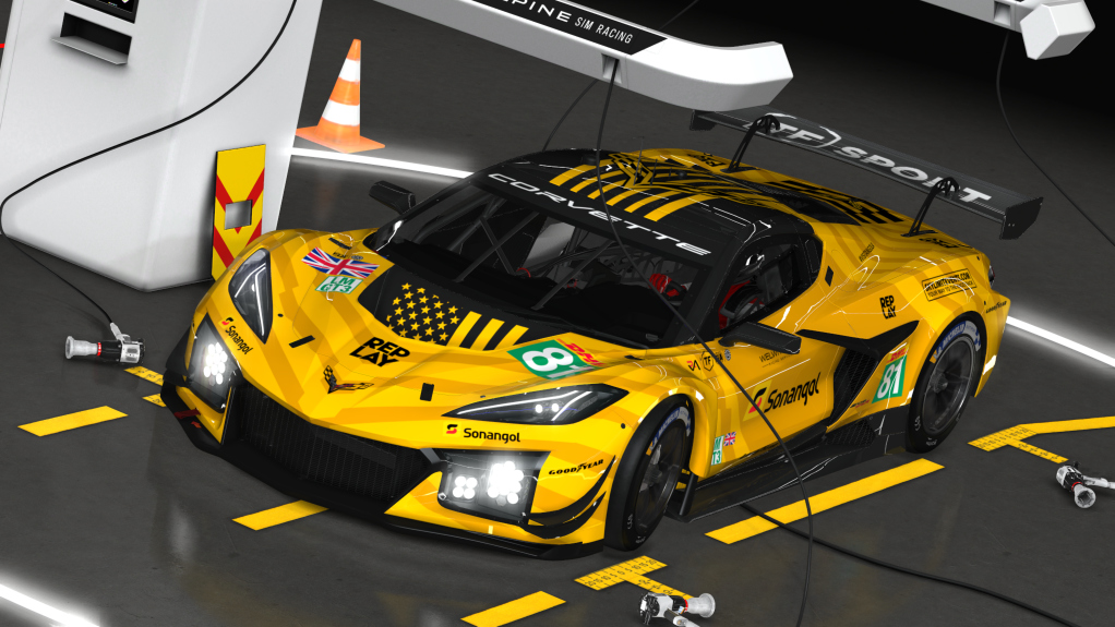 Chevrolet Corvette Z06 GT3.R, skin WEC 2025 - TF Sport #81