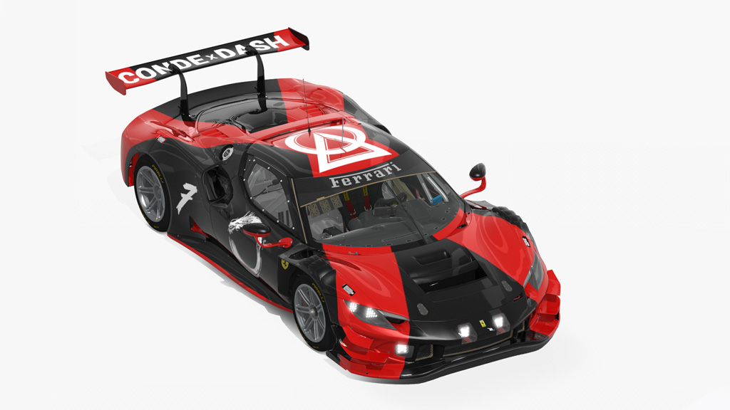 Ferrari 296 GT3, skin 00_CONDExDASH_-_Design_Test