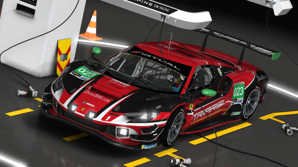 Ferrari 296 GT3, skin 023 Triarsi