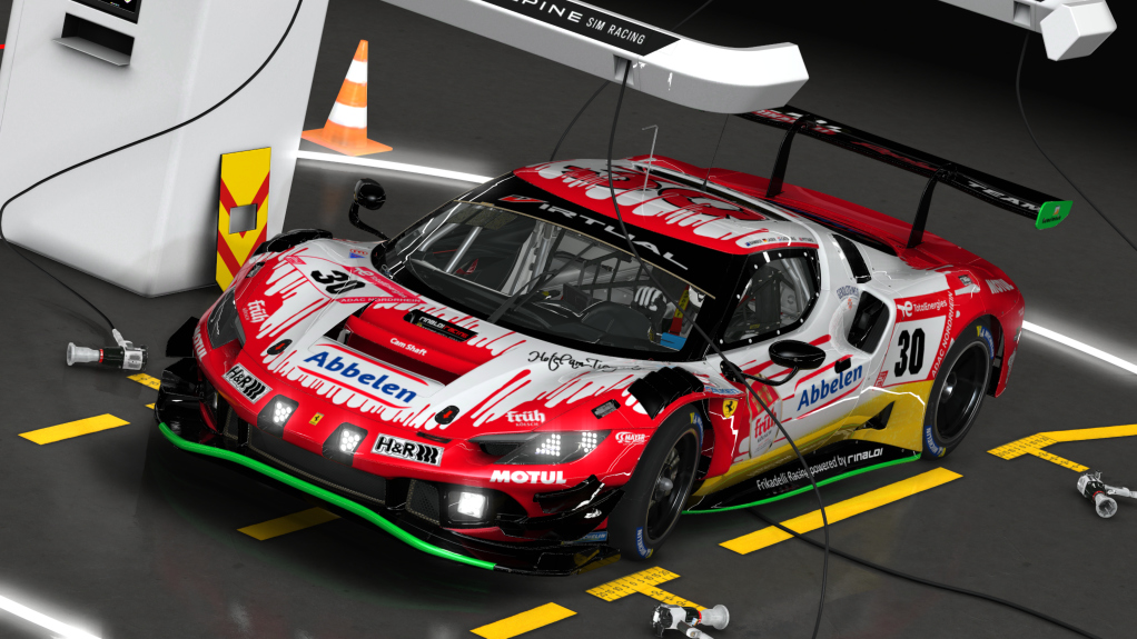 Ferrari 296 GT3, skin 2023_N24h #30 Frikadelli Racing
