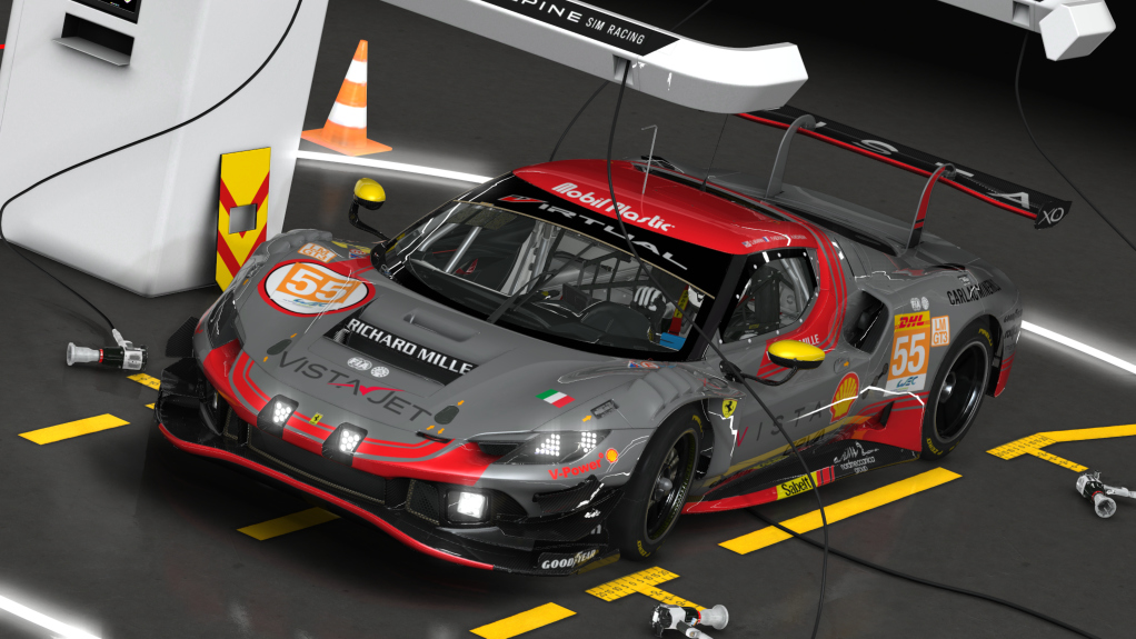 Ferrari 296 GT3, skin 2024_WEC_Vista_AF_Corse_55