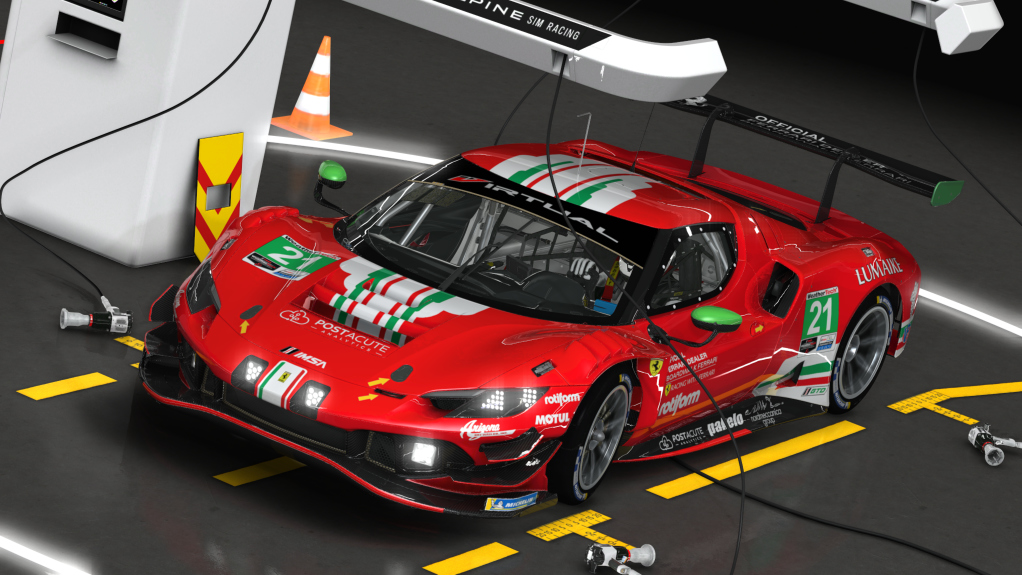 Ferrari 296 GT3, skin 21 AF Corse