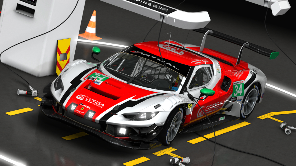 Ferrari 296 GT3, skin 34 Conquest Racing