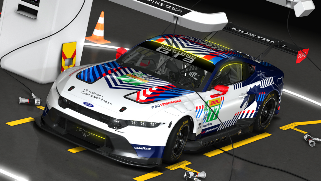 Ford Mustang GT3, skin 2025_WEC_Proton_77