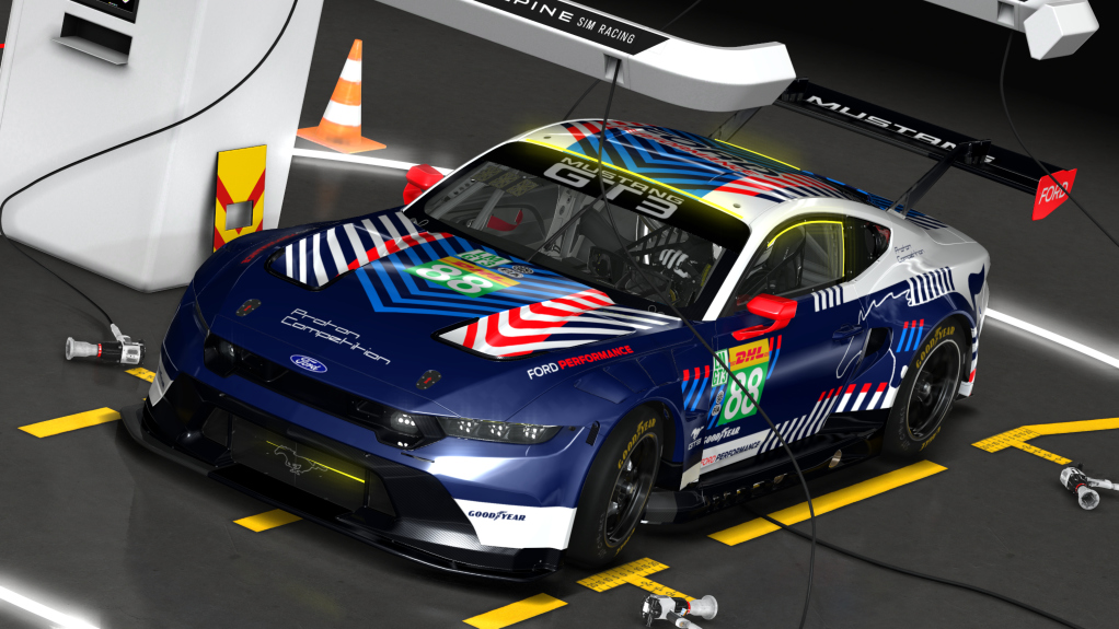 Ford Mustang GT3, skin 2025_WEC_Proton_88