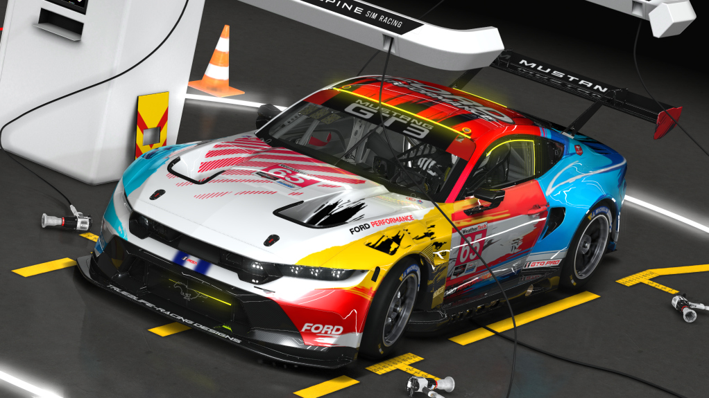 Ford Mustang GT3, skin 65 Multimatic Laguna Seca-Detroit