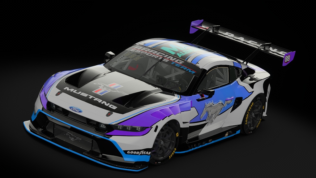 Ford Mustang GT3, skin TNP MDR #88 M.ALENCASTRO - T15 Bathurst