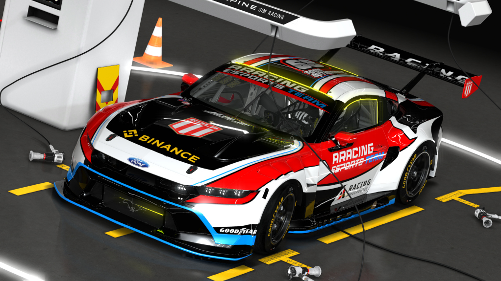 Ford Mustang GT3, skin Tomas Gutierrez #68