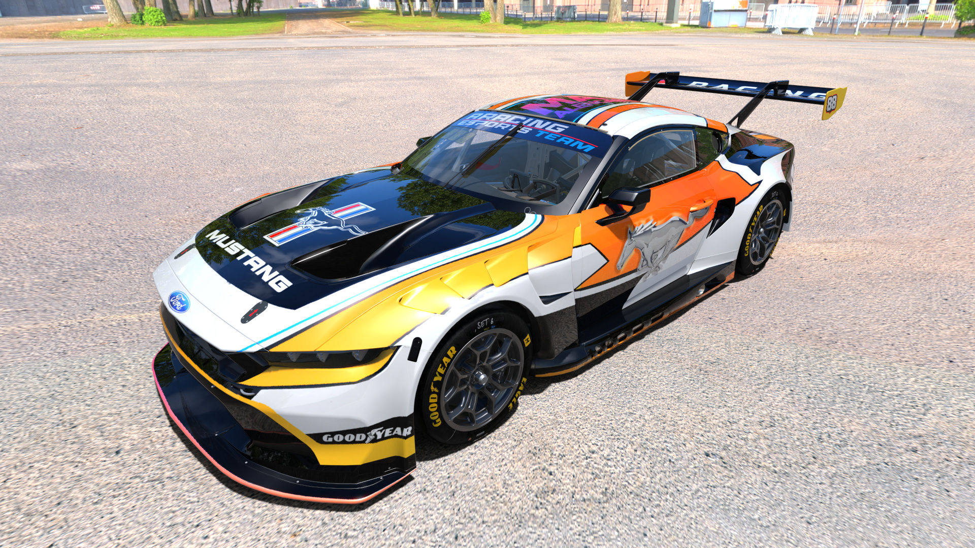Ford Mustang GT3, skin nur Mati Alencastro