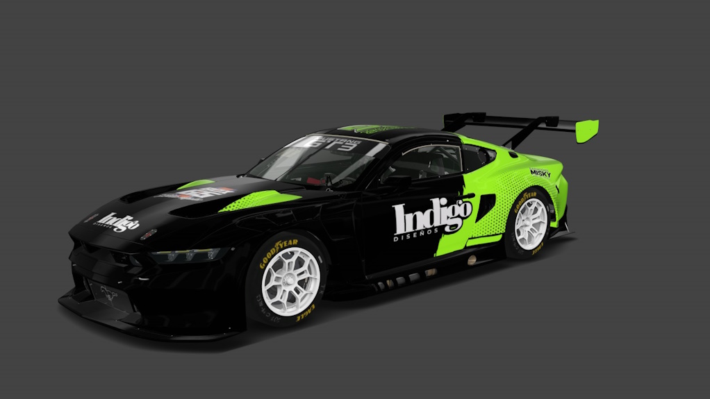 Ford Mustang GT3, skin nur Tomas Gualtieri