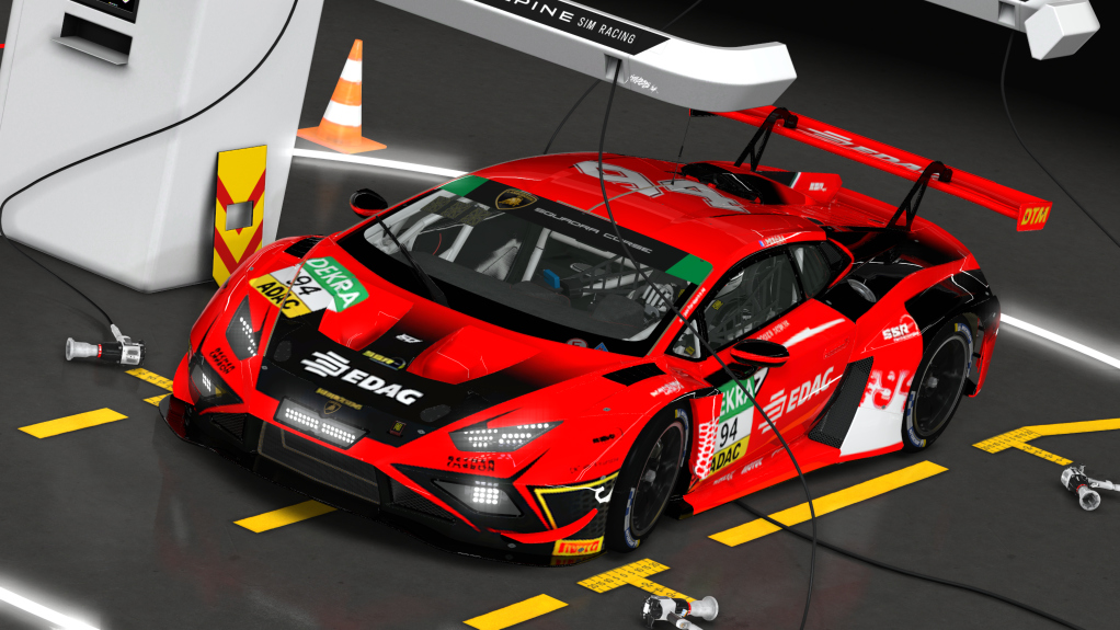 Lamborghini Huracán GT3 EVO2, skin 19 Iron Lynx Yellow - copia (3)