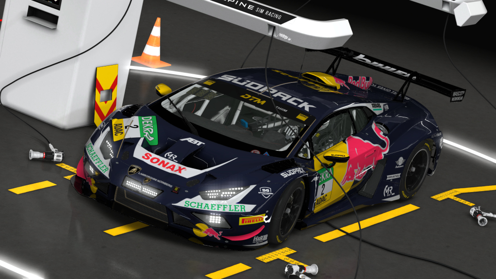 Lamborghini Huracán GT3 EVO2, skin 2025 DTM ABT Sportsline #2
