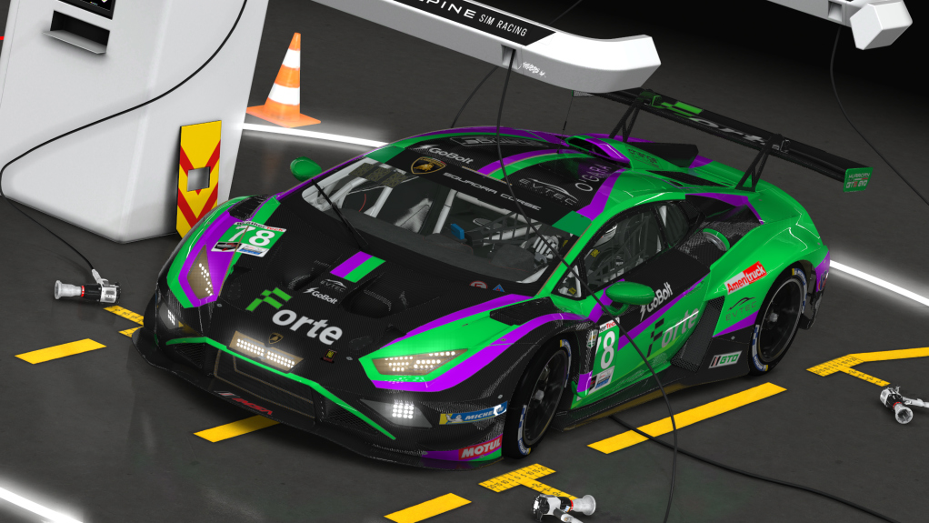 Lamborghini Huracán GT3 EVO2, skin 78 Forte Racing
