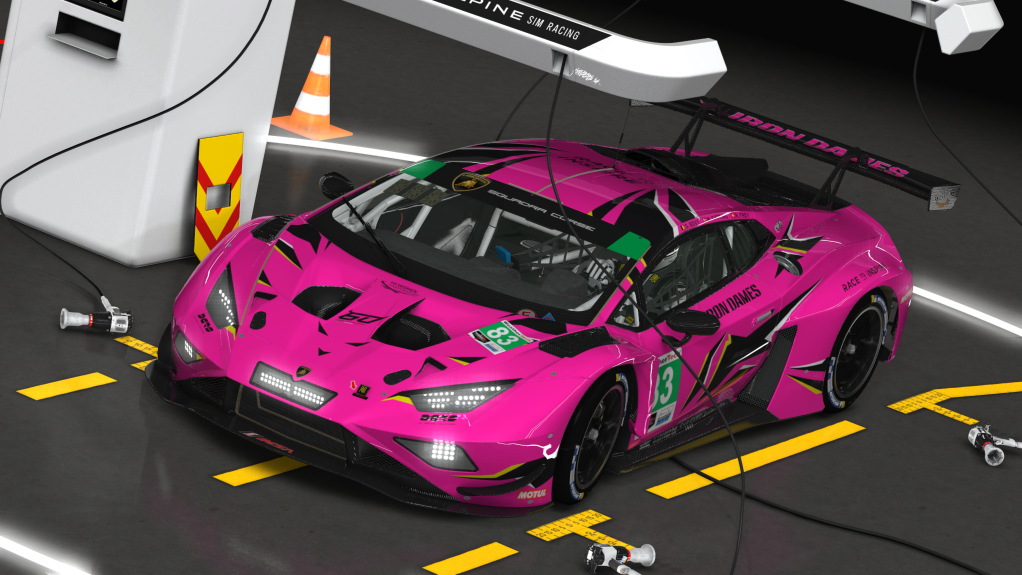 Lamborghini Huracán GT3 EVO2, skin 83 Iron Dames 2023
