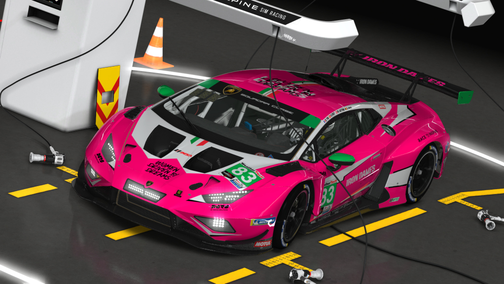 Lamborghini Huracán GT3 EVO2, skin 83 Iron Dames