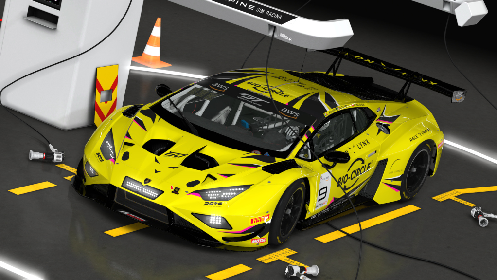 Lamborghini Huracán GT3 EVO2, skin GTWC #19 Iron Lynx