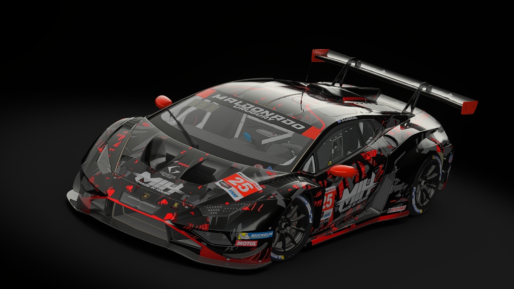Lamborghini Huracán GT3 EVO2, skin TNP MDR #25 S.CABRAL - T15 Daytona